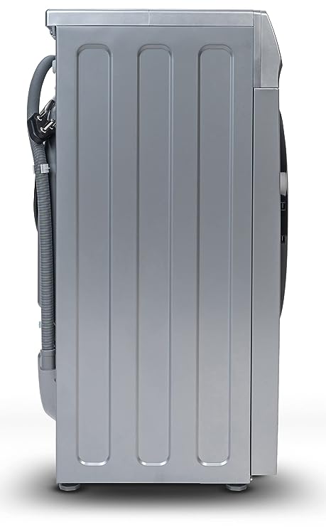 Hisense 6.0 Kg Fully-Automatic Front Loading Washing Machine (WFVB6010MS, Silver, Steam Wash, Built in Heater), Silver(OPEN BOX) Hisense 6.0 Kg Fully-Automatic Front Loading Washing Machine (WFVB6010MS, Silver, Steam Wash, Built in Heater), Silver(OPEN BOX)